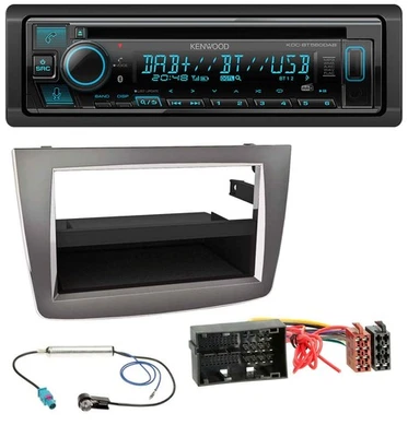 Kenwood Bluetooth DAB CD MP3 USB Autoradio für Alfa Romeo Mito ab 14 955 silber - Bild 1 von 4