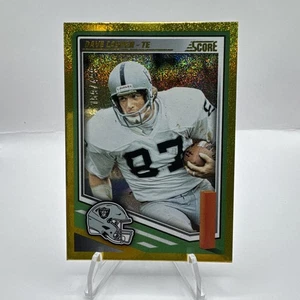 2025 Panini Score Football Gold Dave Casper /499 Oakland Raiders - Picture 1 of 2