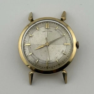 Orologio Vintage Hamilton Rodney 10K Gold Filled Cal 748 Manuale Anni 50 Funzionante - Foto 1 di 15