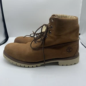Timberland Fold Down Over Braun Leder und Cord Herren Stiefel Größe 13 - Bild 1 von 8