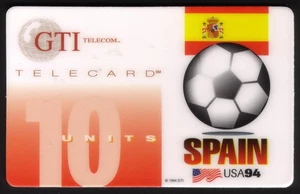 10u Fußball-WM (1994): Spanien Telefonkarte - Bild 1 von 1