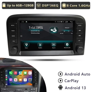 For 1999-2008 Volvo S80 8" Android 13 Carplay Car Stereo Radio GPS Navi FM 2 DIN - Picture 1 of 19