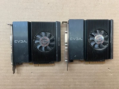 LOT OF 2 EVGA GeForce GT 710 2GB DDR3 02G-P3-2717-KR/RX Graphics Card - Image 1 of 4