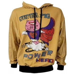 Dolce & Gabbana Year Of The Pig Golden Hoodie Size 46 Cotton Silk D&G Jumper - Picture 1 of 11