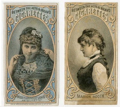 Lot 2 Between the Acts Florences John-Marion Booth Victorian Trade Cards - Image 1 of 2