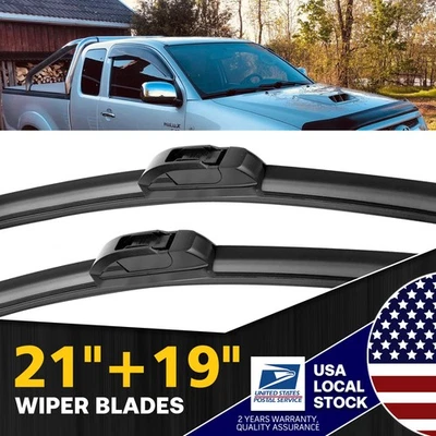 Front Windshield Wiper Blades For Subaru Legacy 1995-1999 Pair 21" 19" AllSeason — 第 1/4 张图片