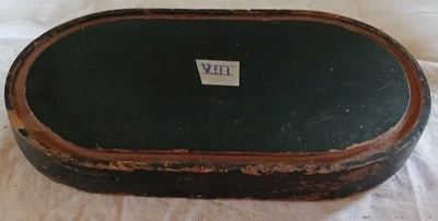 Ancien socle de globe de mariée ou pendule. Bois noirci.NAPOLEON III XIXé (VIII) - Photo 1/4