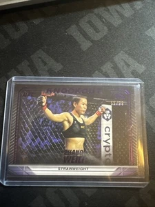 2024 TOPPS UFC ZHANG WEILI SP/99 PURPLE KNOCKOUT CARD - Picture 1 of 3