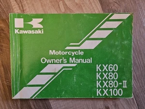 Kawasaki 2000 KX60, KX80, KX100 dirtbike models Owner's Manual P/N 99920-1940-01 - Bild 1 von 4