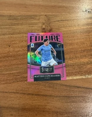 Matteo Cancellieri 2022-23 Panini Select Serie A Pink Prizm /25 NRMT+ Rookie RC - Image 1 of 2