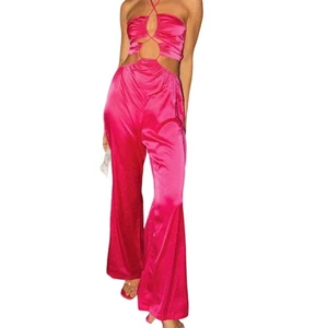 Peppermayo Causing a Commotion Jumpsuit Flamingo Pink - Bild 1 von 3