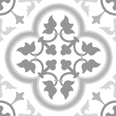 FloorPops FP2953 Remy Peel & Stick Floor Tiles, Grey - Image 1 of 4