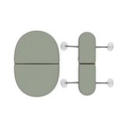 Lalo 2pc Baby Bath Knee and Elbow Saver Set - Sage