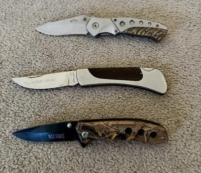 Facas esportivas vintage Valor Knive/Frost & Max Force alta inoxidável - Imagem 1 de 4