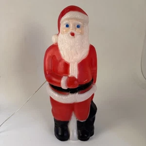 22" Santa Claus Vintage Blow Mold Union Products Inc USA Plastic Lighted W/Cord - Picture 1 of 15