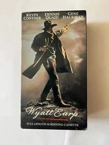 Wyatt Earp (VHS, 1994, 2-Tape Set) Full Length Screening Cassette Hard To Find - Picture 1 of 3