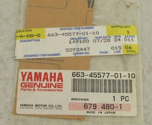 663-45577-01-10 Yamaha Outboard Shim 0.10mm for 40EL 40MS 40PL 40ES 40S 40ML ... - Picture 1 of 1