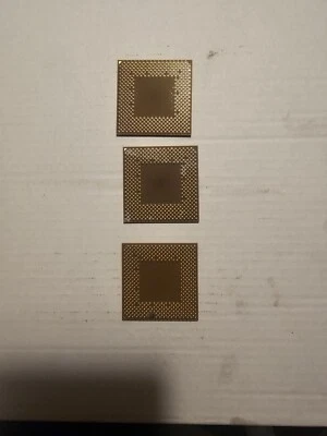 3 each Brown Computer  CPU s Buy as Scrap Untested - Image 1 of 4