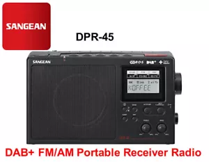 SANGEAN DAB+/AM/FM-Stereo Portable Receiver+45 Pre-Sets+Alarm+Back Light- DPR-45 - Picture 1 of 4