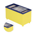(Lemon Yellow)Dollhouse Refrigerator Realistic Colorful Glazed Dollhouse