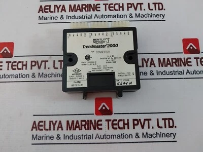 Bently Nevada Trendmaster 2000 T Connector 85722-01 Vmax 16.2V Imax 675mA - Image 1 of 4