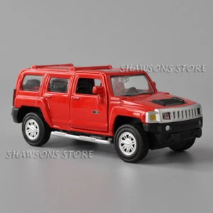 1:43 Scale Diecast Metal Model Hummer H3 SUV Miniature Replica Pull Back Toy Car - Picture 1 of 9