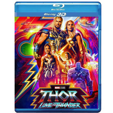 Disco de película Blu-ray 3D de Thor: Love and Thunder con arte de portada envío gratuito