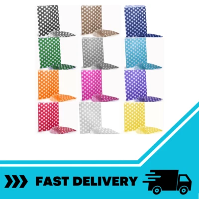 50 Pcs Polka Dot Candy Paper Bags Sweet Wedding Favour Gift Shop Party Sweetie