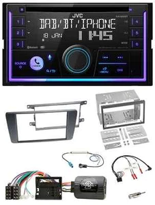 JVC Lenkrad USB 2DIN DAB Bluetooth CD Autoradio für Skoda Octavia Scout 2004-200 - Bild 1 von 12