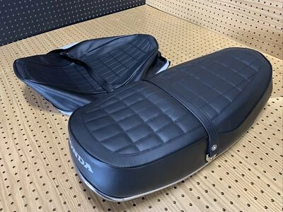 HONDA CB350 SEAT COVER HONDA CB450 SEAT COVER 1972 TO 1974 + STRAP (H*-78) - Image 1 of 4