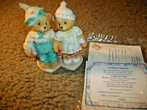 Cherished Teddies Craig and Cheri Sweethearts Forever W/ Certificate FREE SHIP - Picture 1 of 3