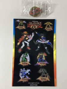 Yu-Gi-Oh! GX Sticker Sheet 2004 Shonen Jump's Yugioh GX Stickers & TCG Pin - Picture 1 of 8