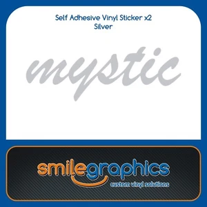 BMW R80R R100R Mystic Cowl Fairing Stickers Decals Silver - Picture 1 of 1