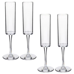 4pcs Cocktail Goblets Unbreakable Wine Goblets Drinking Cups (165ml) - Picture 1 of 12