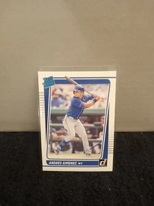 2021 Donruss Baseball #54 Andres Gimenez New York Rated Rookie - Bild 1 von 2