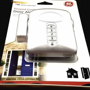 GE Keypad Controlled Door Alarm Programmable 4-Digit Code Sensor on sides New - Picture 1 of 2