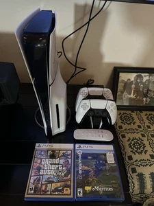 Sony PlayStation 5 Disc Edition 825GB Home Console - White + Extras - Picture 1 of 5