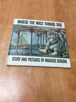 Where The Wild Things Are ~ Maurice Sendak 1963 Hardcover Book Club Edition Foto 1 de 4
