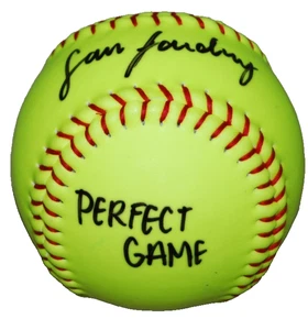 SAM LANDRY signed (VOLTS) OKLAHOMA SOONERS Softball 12" BECKETT BAS BU41317 - Picture 1 of 2
