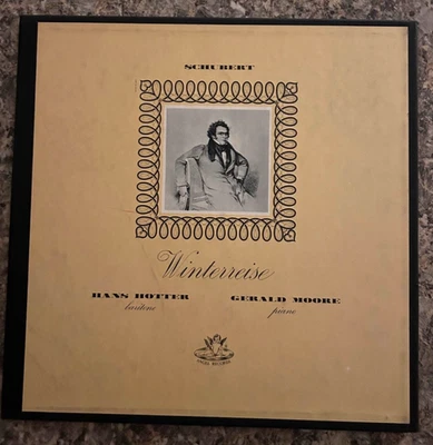 Vtg 1955 Schubert Die Winterreise Vinyl LP Box Set ANG 35161 - Image 1 of 4