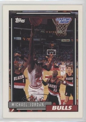 1992-93 Topps Kenner Starting Lineup Michael Jordan #58SL HOF - Image 1 of 2