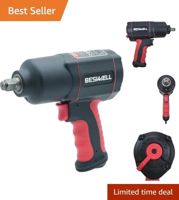 1/2" High Torque Air Impact Wrench with Up to Real 1180 Foot-Pounds Max Loose... - Image 1 of 4