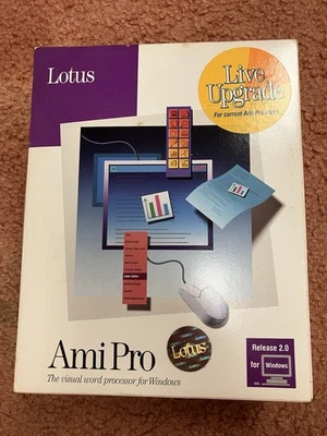 LOTUS AMI PRO PARA WINDOWS VERSIÓN 2.0 CON GUÍAS, DISQUETES Foto 1 de 4