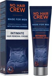 NO HAIR CREW Enthaarungscreme Intimbereich - Extra Sanfte Haarentfernung - Picture 1 of 7