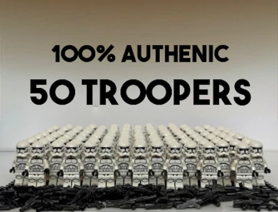 Lego Star Wars Clone Trooper Phase 2 Minifigures Lot 50 Troopers Nougat sw1319 - Image 1 of 4