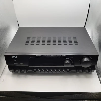 Pyle PT260A 200 W Home Theater Digital AM/FM BlueTooth Recceiver - Image 1 of 3