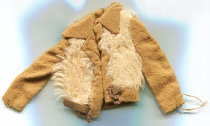 Chaqueta Barbie 1974 marrón piel sintética #7753 Mattel - Imagen 1 de 1