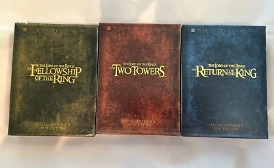 Lord of the Rings Complete Trilogy Special Extended Edition 3-Box Set 12-DVD's - Image 1 of 2