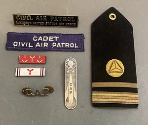 USAF CAP Civil Air Patrol Cadet Rocketry Ribbon Bar Insignia Lot & NOAA Board - Picture 1 of 4
