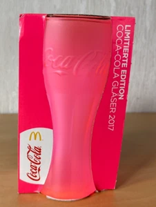 McDonalds - Coca Cola Glas - Limitierte Edition 2017 - Neon Pink - Gratisvers. - Bild 1 von 3